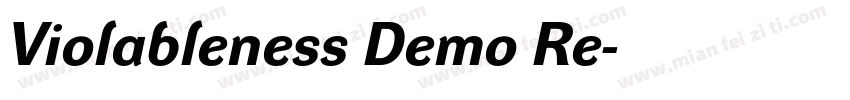 Violableness Demo Re字体转换